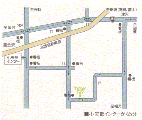 千羽平ゴルフクラブのアクセス地図