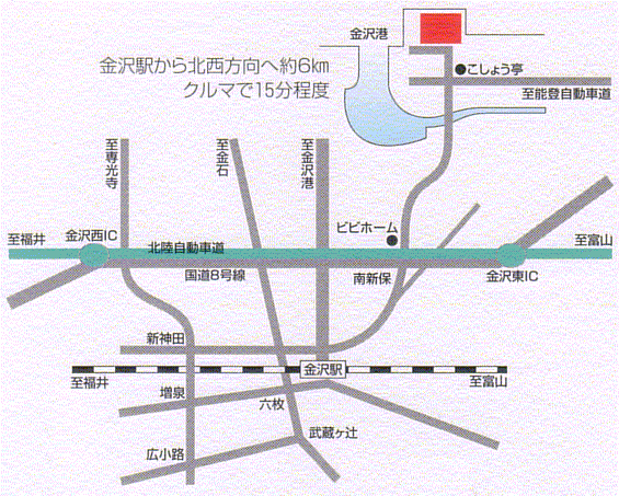 ゴルフ倶楽部金沢リンクスの交通案内 地図 楽天gora