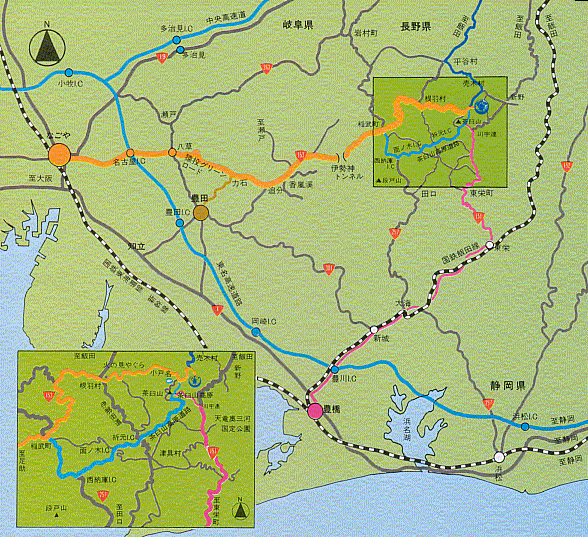 茶臼山ゴルフ倶楽部 茶臼山コースのアクセス地図