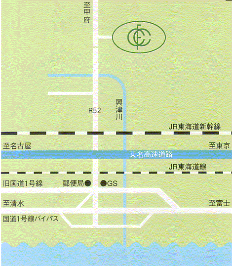 富士見ケ丘カントリー倶楽部（シャトレーゼグループコース）のアクセス地図