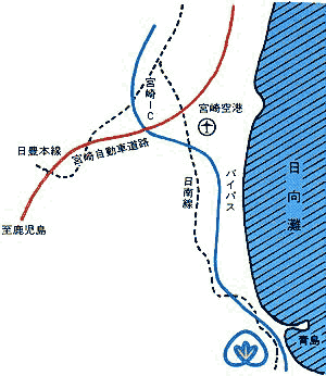青島ゴルフ倶楽部のアクセス地図