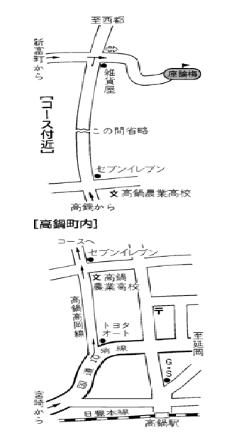 宮崎座論梅ゴルフクラブのアクセス地図